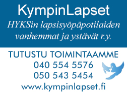 HYKSin lapsisyöpäpotilaiden vanhemmat ja ystävät r.y. / Kuortinkartano kurssi- ja leirikeskus logo